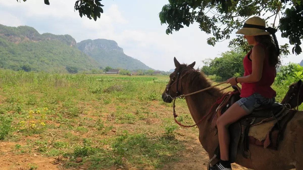 Paseo a caballo, Viñales}